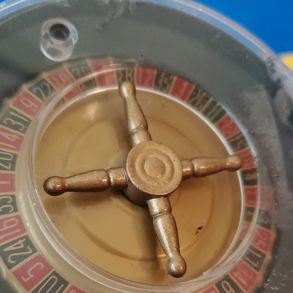 Vintage Roulette Wheel Paperweight - Picture 5 of 8